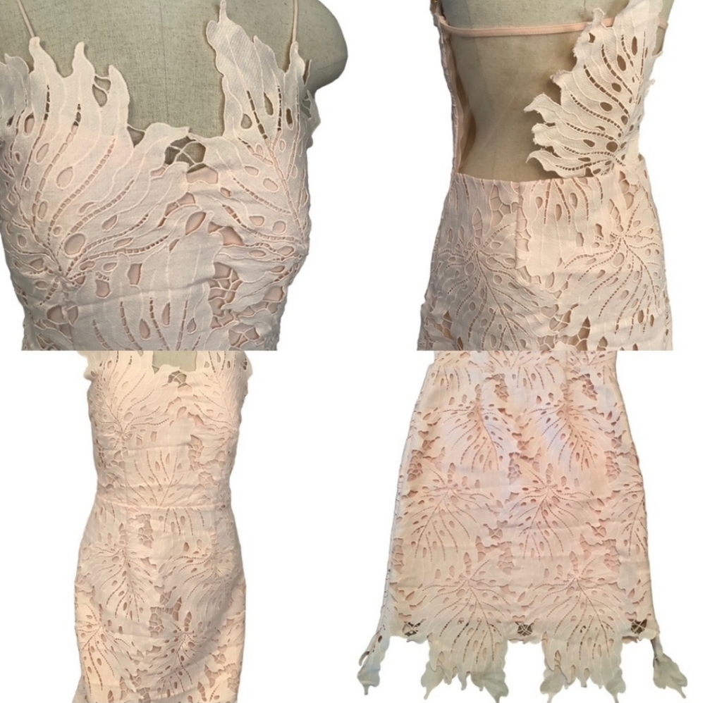 Lace tropical dress